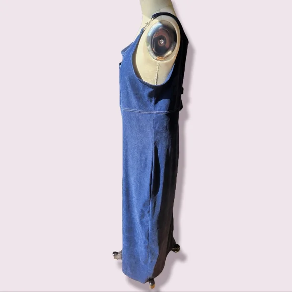 Vintage- 90s Maxi Overall Dress- Size M - Picture 2 of 6